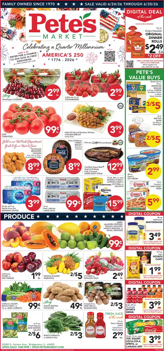 Pete's Fresh Market catalogue | Exclusive deals for our customers | 2026-06-24T00:00:00.000Z - 2026-06-30T00:00:00.000Z