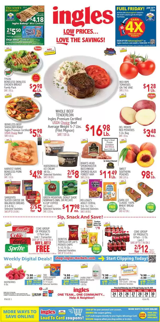 Ingles Markets catalogue | Offers for bargain hunters | 2026-06-24T00:00:00.000Z - 2026-06-30T00:00:00.000Z