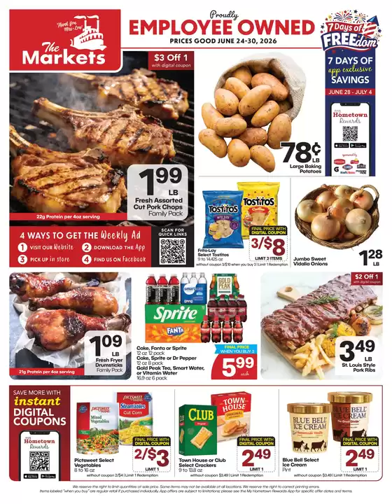 The Markets catalogue | The Markets weekly ad | 2026-06-24T00:00:00.000Z - 2026-06-30T00:00:00.000Z