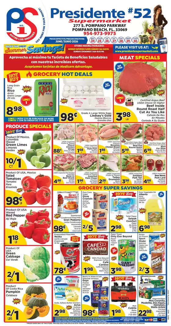Presidente catalogue | New offers to discover | 2026-06-01T00:00:00.000Z - 2026-06-30T00:00:00.000Z