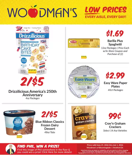 Woodman's catalogue | Exclusive bargains | 2026-06-25T00:00:00.000Z - 2026-07-01T00:00:00.000Z
