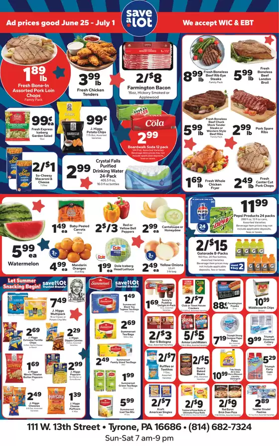 Save a Lot catalogue in Lima OH | Save now with our deals | 2026-06-25T00:00:00.000Z - 2026-07-01T00:00:00.000Z