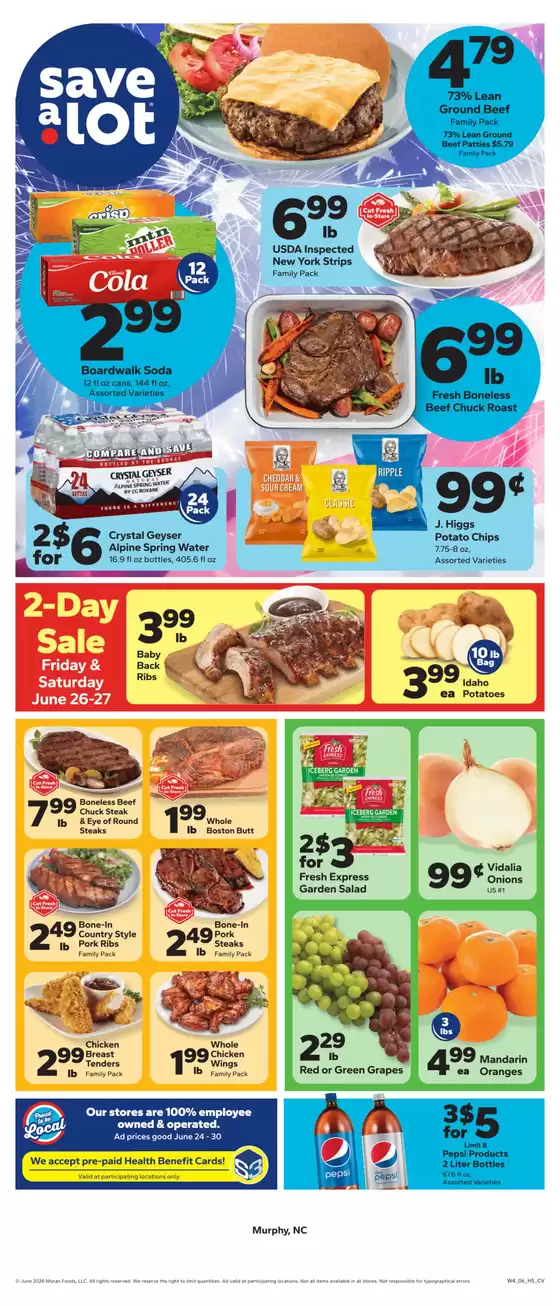 Save a Lot catalogue in Lima OH | Current deals and offers | 2026-06-24T00:00:00.000Z - 2026-06-30T00:00:00.000Z