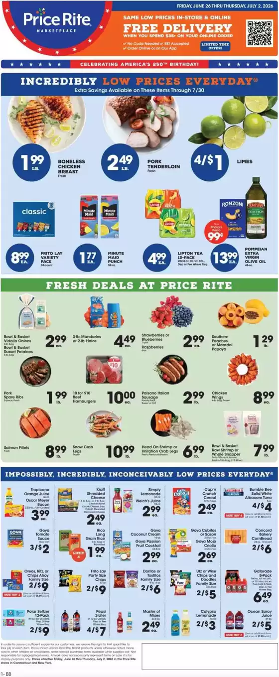 Price Rite catalogue | Weekly Ads Price Rite | 2026-06-26T00:00:00.000Z - 2026-07-02T00:00:00.000Z