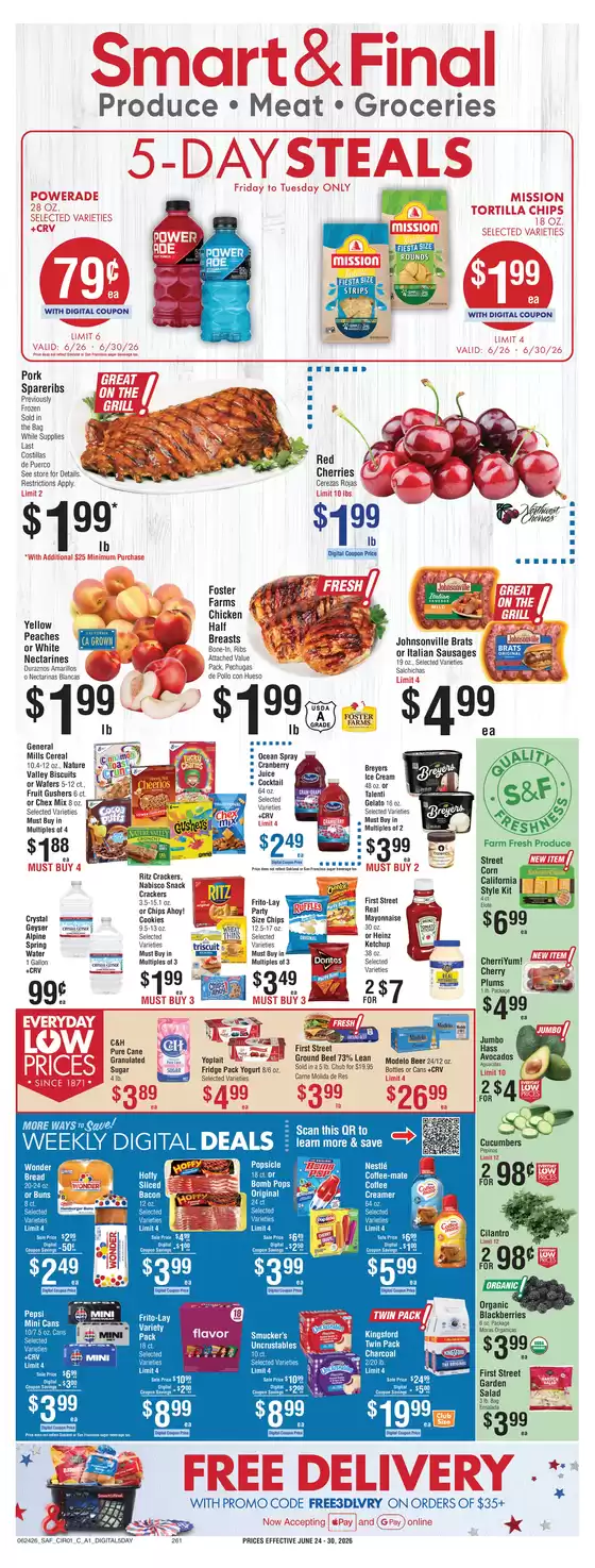 Smart & Final catalogue in San Diego CA | Weekly Ad Savings (06/24/2026 - 06/30/2026) | 2026-06-26T00:00:00.000Z - 2026-06-30T00:00:00.000Z