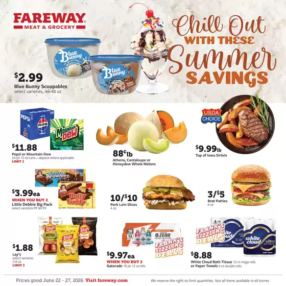 Fareway catalogue | Great offer for bargain hunters | 2026-06-22T00:00:00.000Z - 2026-06-27T00:00:00.000Z