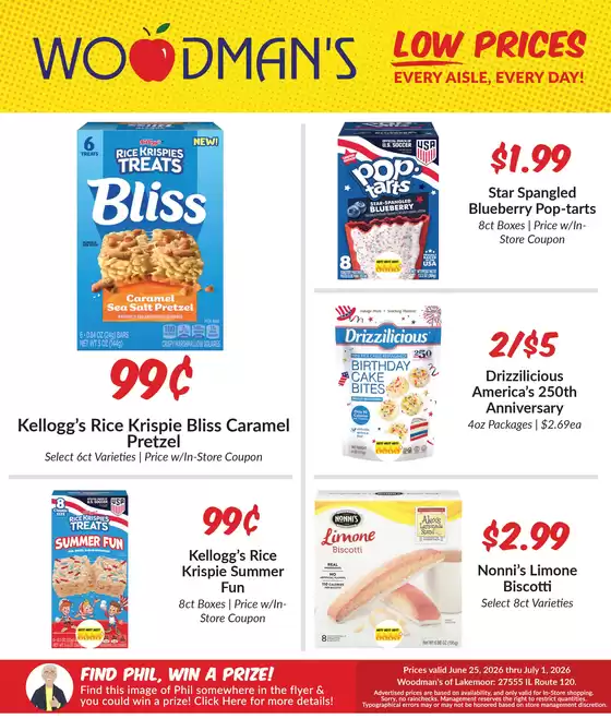 Woodman's catalogue | Exclusive bargains | 2026-06-25T00:00:00.000Z - 2026-07-01T00:00:00.000Z