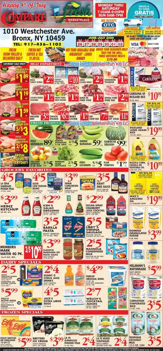 Compare Foods catalogue | Current bargains and offers | 2026-06-26T00:00:00.000Z - 2026-07-02T00:00:00.000Z