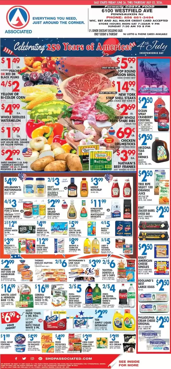 Associated catalogue in Irvington NJ | Top offers for smart savers | 2026-06-26T00:00:00.000Z - 2026-07-02T00:00:00.000Z
