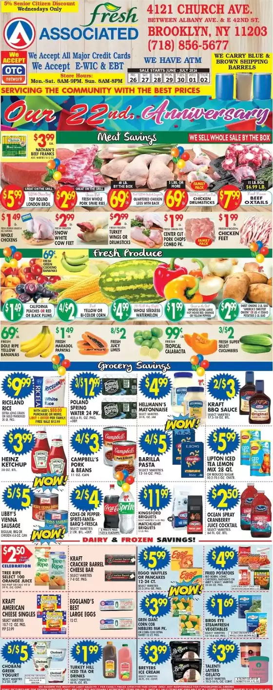 Associated catalogue in Irvington NJ | Great offer for all customers | 2026-06-26T00:00:00.000Z - 2026-07-02T00:00:00.000Z