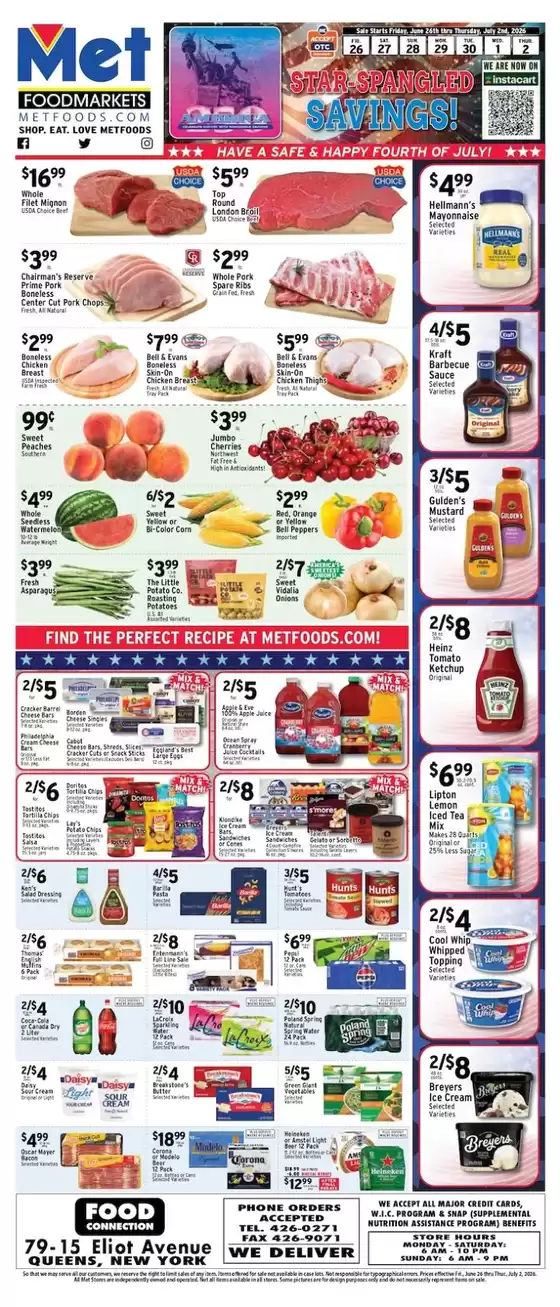 Met Foodmarkets catalogue | Current special promotions | 2026-06-26T00:00:00.000Z - 2026-07-02T00:00:00.000Z