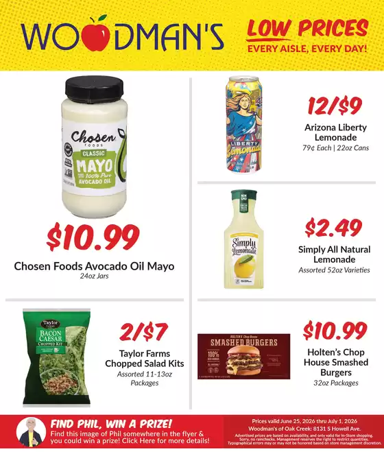 Woodman's catalogue | Current deals and offers | 2026-06-25T00:00:00.000Z - 2026-07-01T00:00:00.000Z
