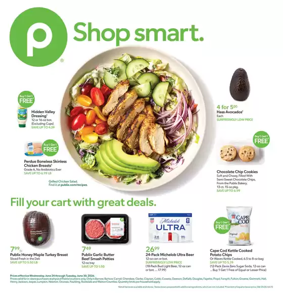 Publix catalogue | Great offer for all customers | 2026-06-24T00:00:00.000Z - 2026-06-30T00:00:00.000Z