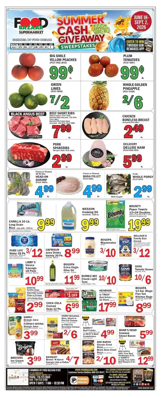 Food Bazaar catalogue | Great discounts on selected products | 2026-06-25T00:00:00.000Z - 2026-07-01T00:00:00.000Z