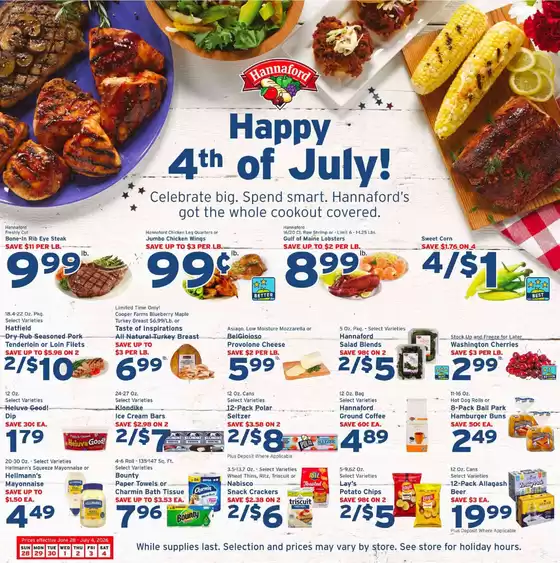 Hannaford catalogue | Current deals and offers | 2026-06-28T00:00:00.000Z - 2026-07-04T00:00:00.000Z