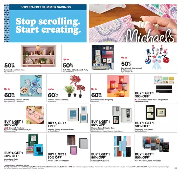 Michaels catalogue | 6/28 Weekly Ad | 2026-06-28T00:00:00.000Z - 2026-07-12T00:00:00.000Z