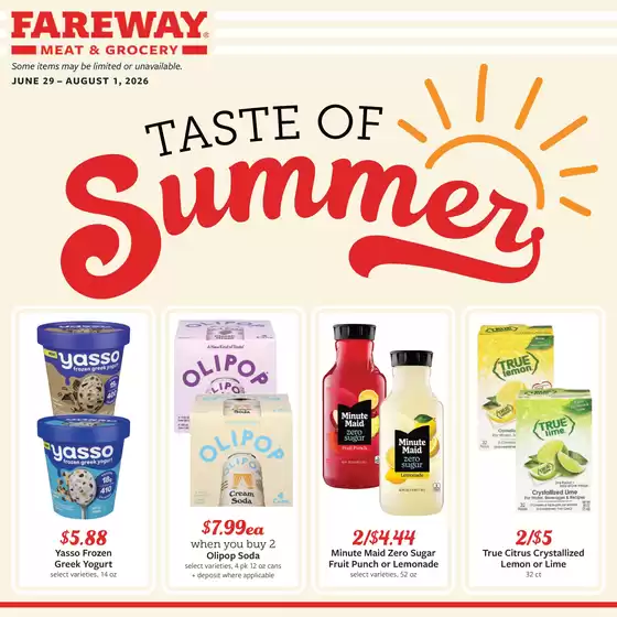Fareway catalogue | Fareway monthly | 2026-06-29T00:00:00.000Z - 2026-08-01T00:00:00.000Z