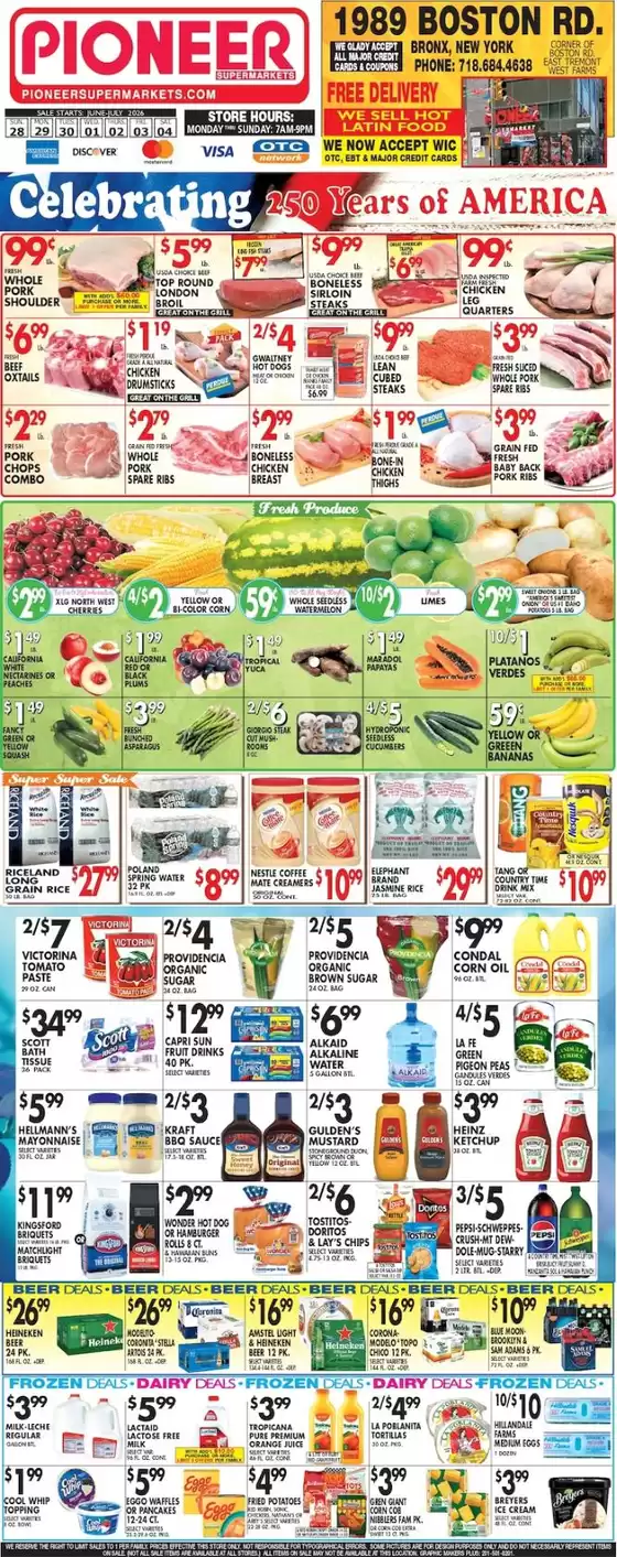 Pioneer Supermarkets catalogue in Fort Lee NJ | Discover attractive offers | 2026-06-28T00:00:00.000Z - 2026-07-04T00:00:00.000Z