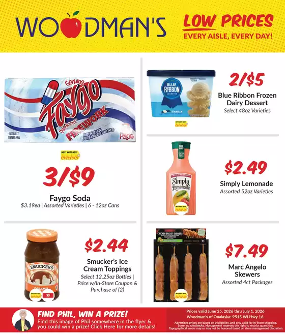 Woodman's catalogue | Current deals and offers | 2026-06-25T00:00:00.000Z - 2026-07-01T00:00:00.000Z