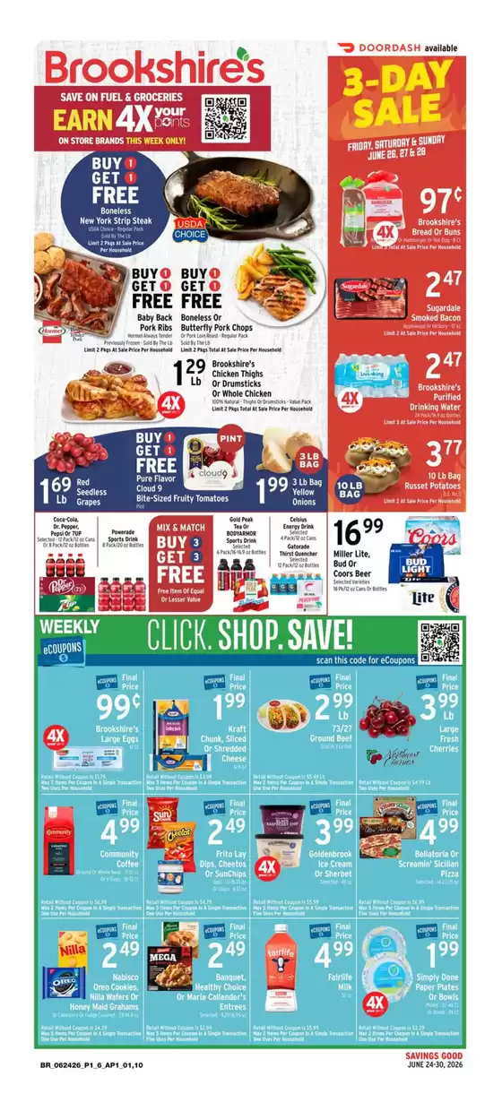 Brookshire's catalogue | Offers for bargain hunters | 2026-06-24T00:00:00.000Z - 2026-06-30T00:00:00.000Z