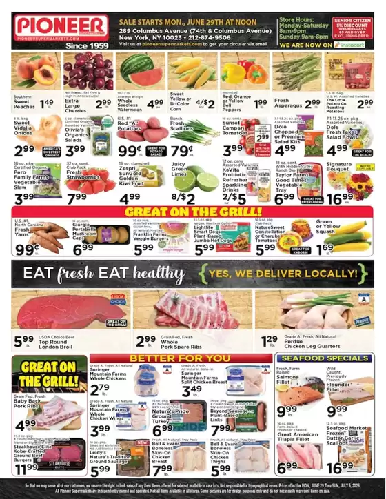 Pioneer Supermarkets catalogue | Pioneer Supermarkets weekly ad | 2026-06-29T00:00:00.000Z - 2026-07-05T00:00:00.000Z