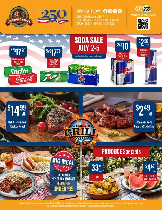 Commissary catalogue | Flyer Commissary | 2026-06-29T00:00:00.000Z - 2026-07-12T00:00:00.000Z