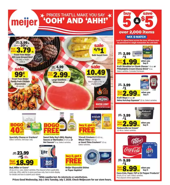 Meijer catalogue in Alpena MI | Top deals for all customers | 2026-07-01T00:00:00.000Z - 2026-07-07T00:00:00.000Z