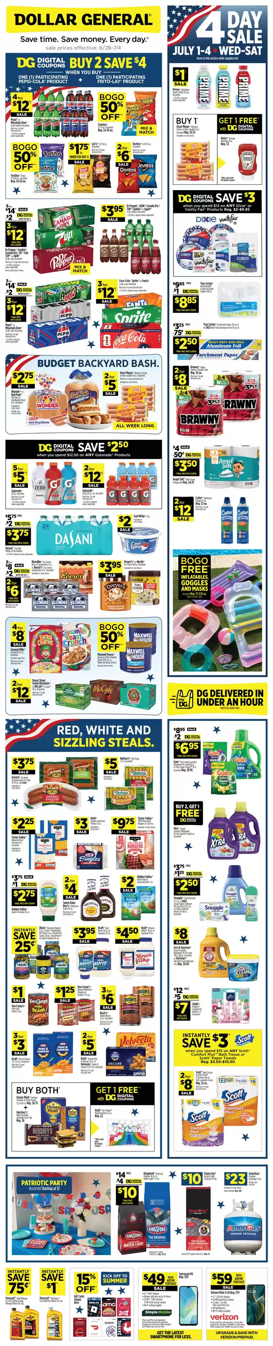 Dollar General catalogue | Great offer for bargain hunters | 2026-06-28T00:00:00.000Z - 2026-07-04T00:00:00.000Z