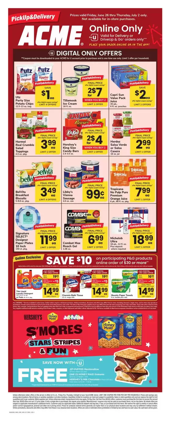 ACME catalogue in New York | Acme Markets - SP | 2026-06-26T00:00:00.000Z - 2026-07-02T00:00:00.000Z