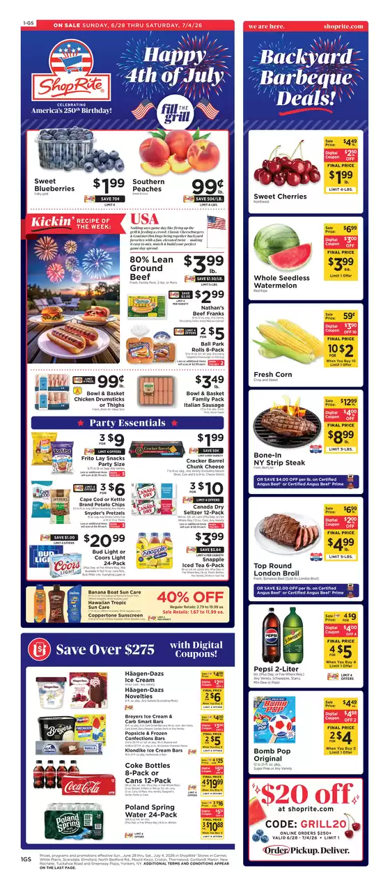 ShopRite catalogue in Port Chester NY | New offers to discover | 2026-06-25T00:00:00.000Z - 2026-07-04T00:00:00.000Z