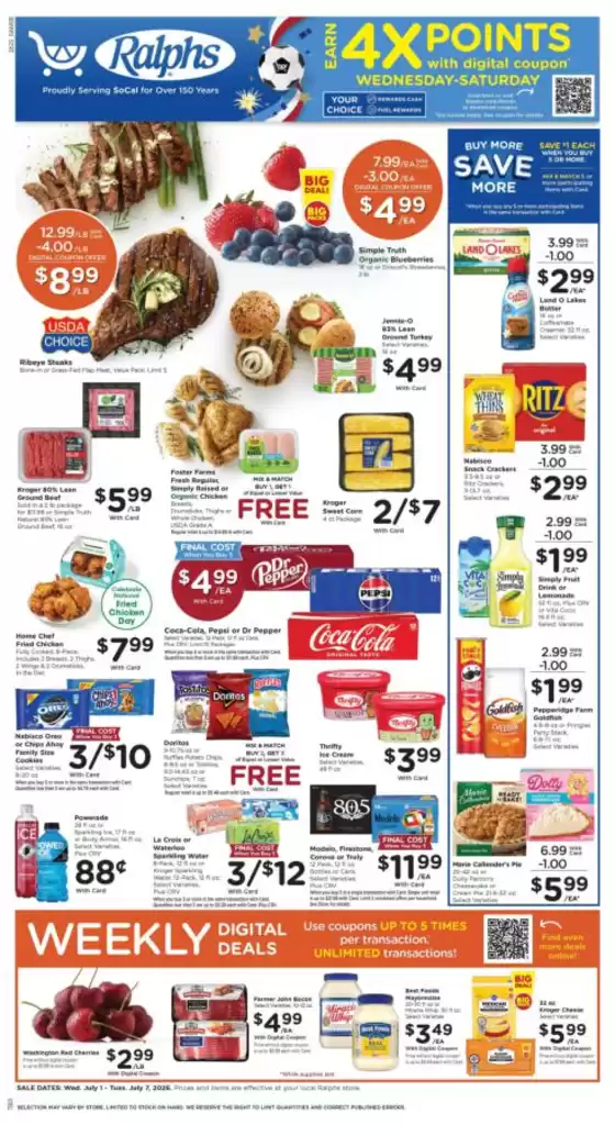 Ralphs catalogue | Top deals and discounts | 2026-07-01T00:00:00.000Z - 2026-07-08T00:00:00.000Z