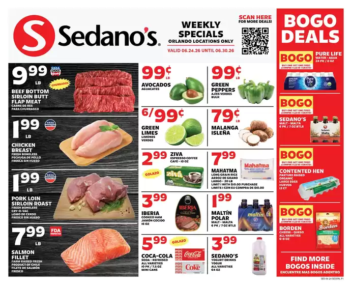 Sedano's catalogue | Sedano's weekly ad | 2026-06-24T00:00:00.000Z - 2026-06-30T00:00:00.000Z