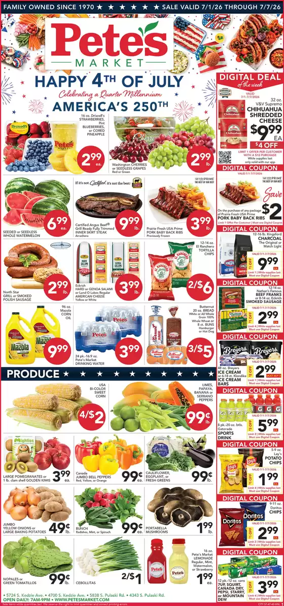 Pete's Fresh Market catalogue | Special offers for you | 2026-07-01T00:00:00.000Z - 2026-07-07T00:00:00.000Z