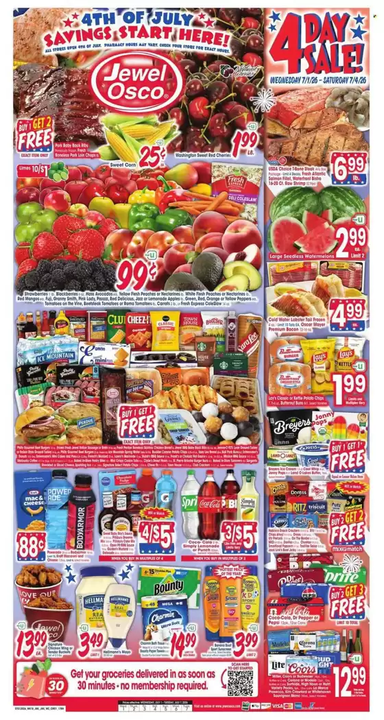 Jewel-Osco catalogue | Jewel-Osco Weekly ad | 2026-07-01T00:00:00.000Z - 2026-07-07T00:00:00.000Z