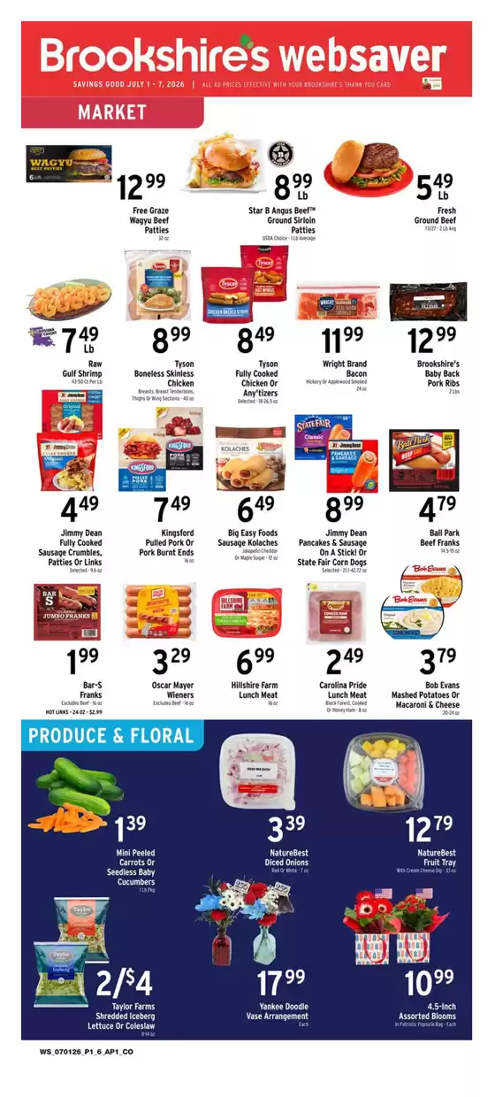 Brookshire's catalogue | Exclusive deals and bargains | 2026-07-01T00:00:00.000Z - 2026-07-07T00:00:00.000Z