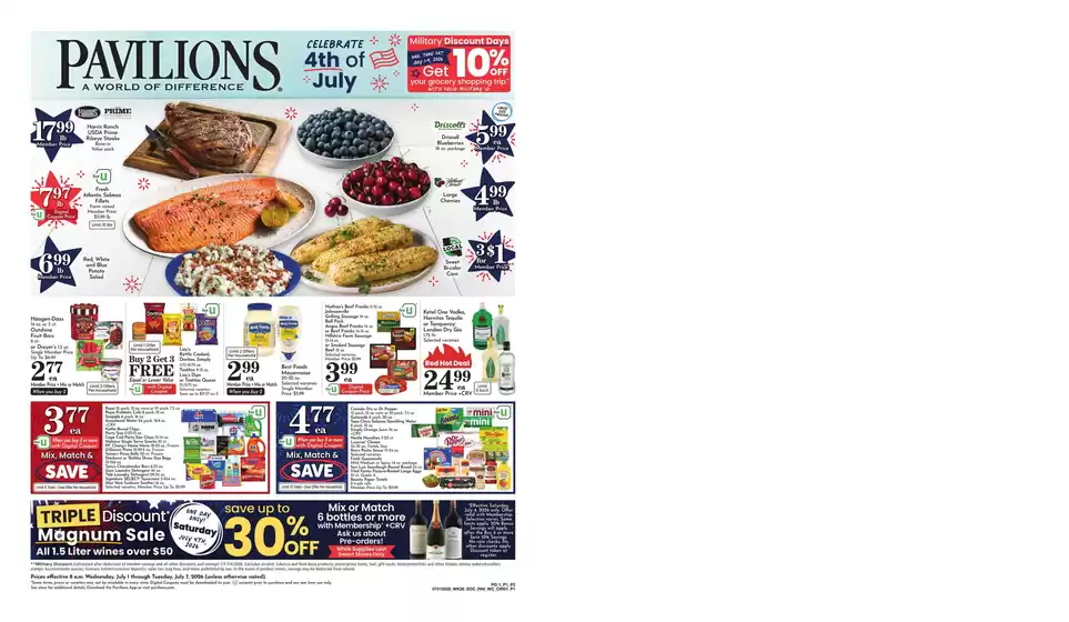 Pavilions catalogue in Los Angeles CA | Weekly Ad | 2026-07-01T00:00:00.000Z - 2026-07-07T00:00:00.000Z