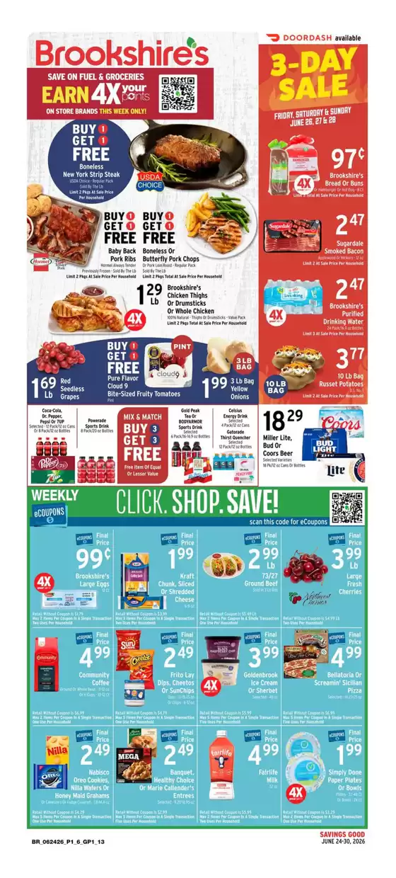 Brookshire's catalogue | Offers for bargain hunters | 2026-06-24T00:00:00.000Z - 2026-06-30T00:00:00.000Z