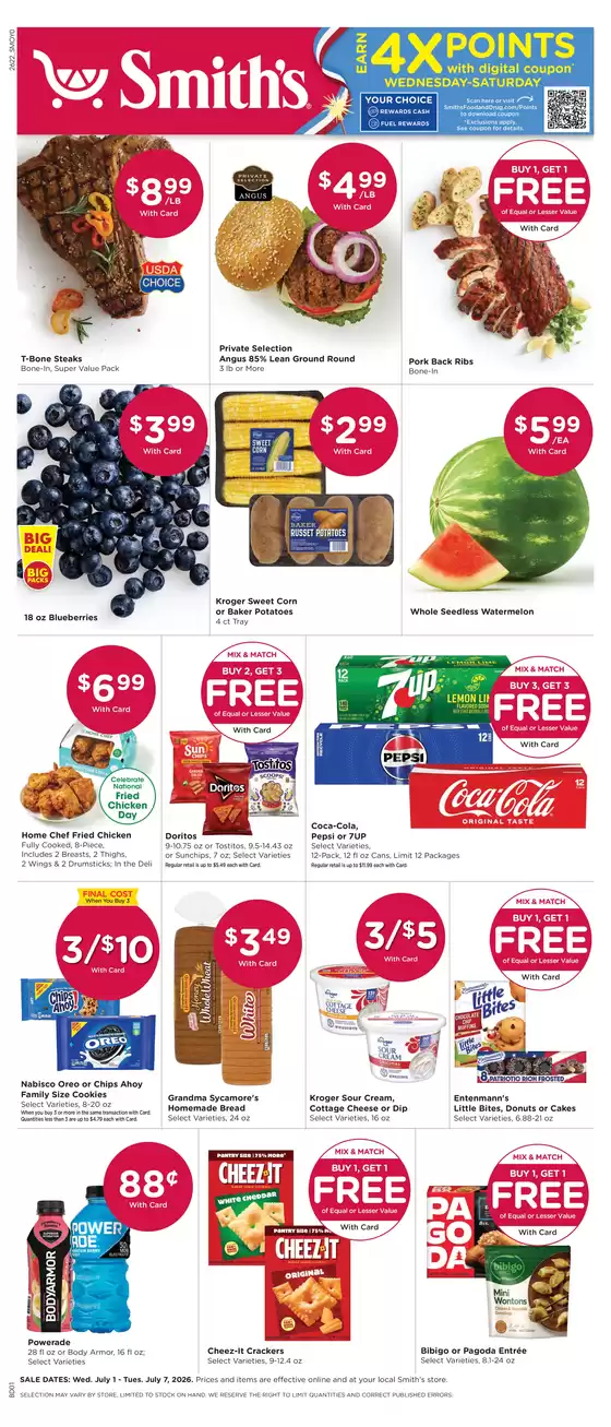 Smith's catalogue | Great discounts on selected products | 2026-07-01T00:00:00.000Z - 2026-07-07T00:00:00.000Z