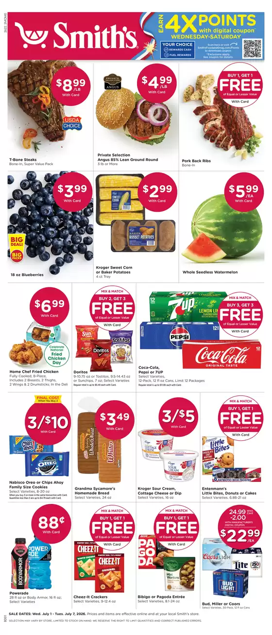 Smith's catalogue | Discover attractive offers | 2026-07-01T00:00:00.000Z - 2026-07-07T00:00:00.000Z