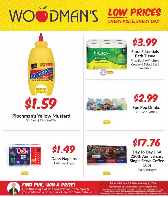 Woodman's catalogue | Attractive special offers for everyone | 2026-06-25T00:00:00.000Z - 2026-07-01T00:00:00.000Z