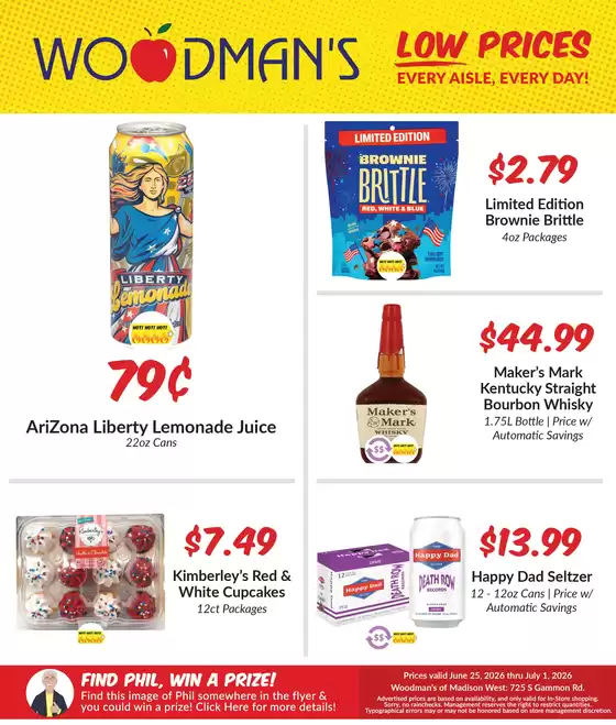 Woodman's catalogue | Current special promotions | 2026-06-25T00:00:00.000Z - 2026-07-01T00:00:00.000Z