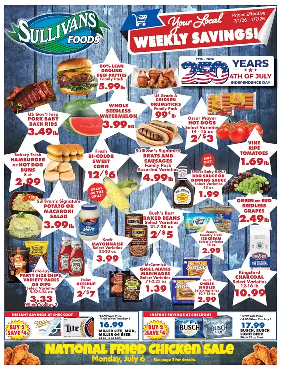 Sullivan's Foods  catalogue | Our best offers for you | 2026-07-01T00:00:00.000Z - 2026-07-07T00:00:00.000Z