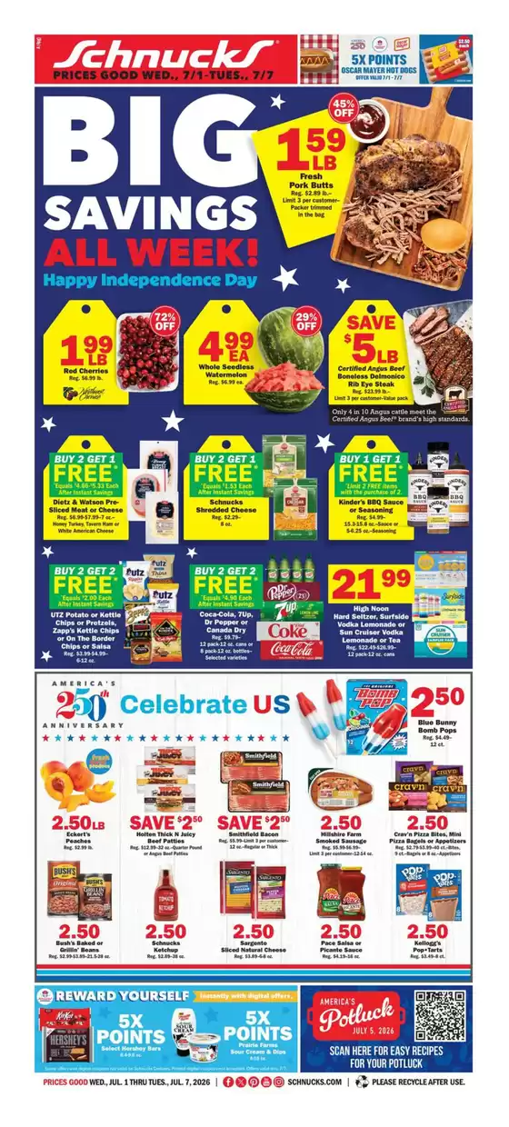 Schnucks catalogue | Our best bargains | 2026-07-01T00:00:00.000Z - 2026-07-07T00:00:00.000Z