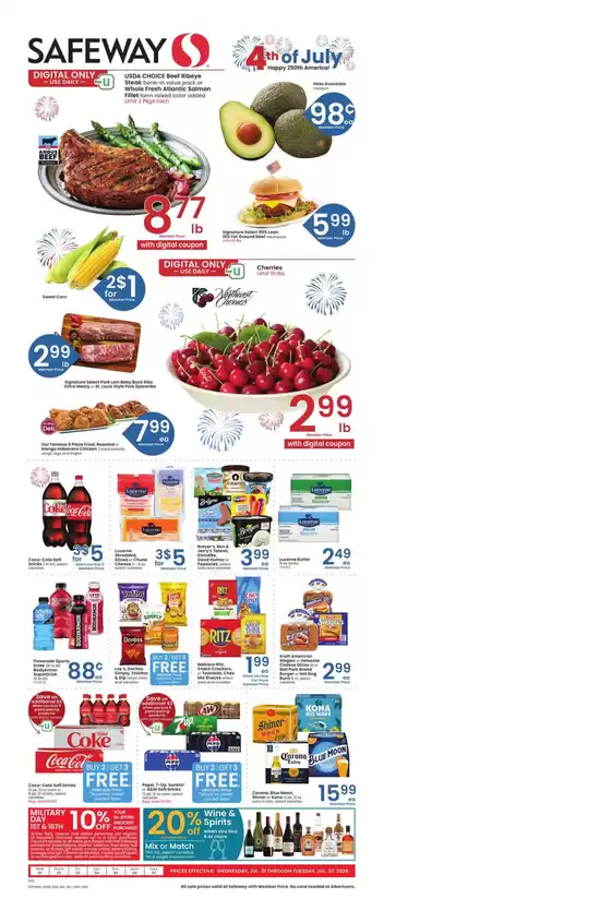 Safeway catalogue | Offers for bargain hunters | 2026-07-01T00:00:00.000Z - 2026-07-07T00:00:00.000Z
