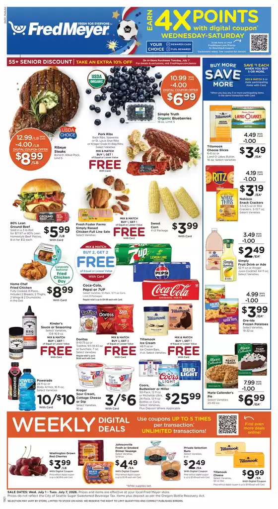 Fred Meyer catalogue | Exclusive bargains | 2026-07-01T00:00:00.000Z - 2026-07-07T00:00:00.000Z