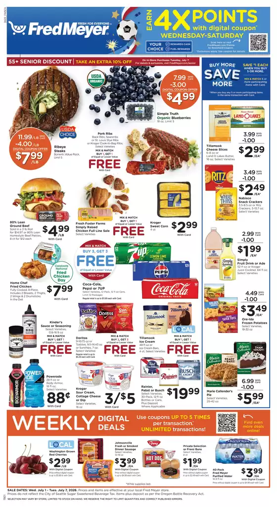 Fred Meyer catalogue | Exclusive deals for our customers | 2026-07-01T00:00:00.000Z - 2026-07-07T00:00:00.000Z