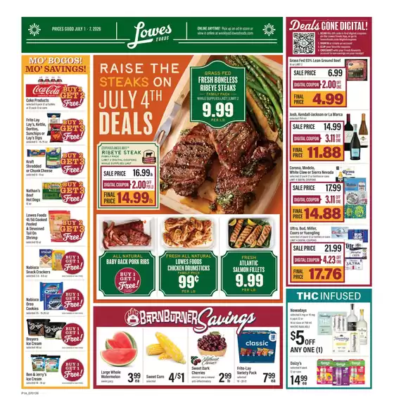 Lowes Foods catalogue | Weekly Ad | 2026-07-01T00:00:00.000Z - 2026-07-07T00:00:00.000Z