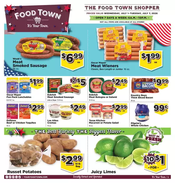 Food Town catalogue | FoodTownInStoreAd | 2026-07-01T00:00:00.000Z - 2026-07-07T00:00:00.000Z