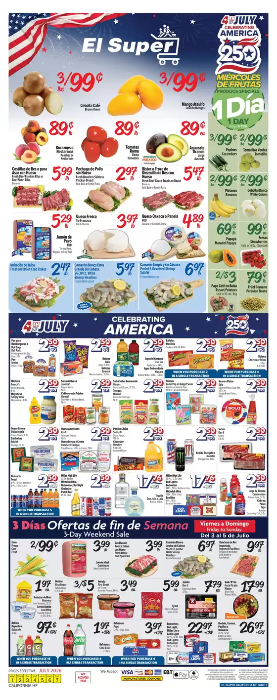 El Super catalogue | Save now with our deals | 2026-07-01T00:00:00.000Z - 2026-07-07T00:00:00.000Z