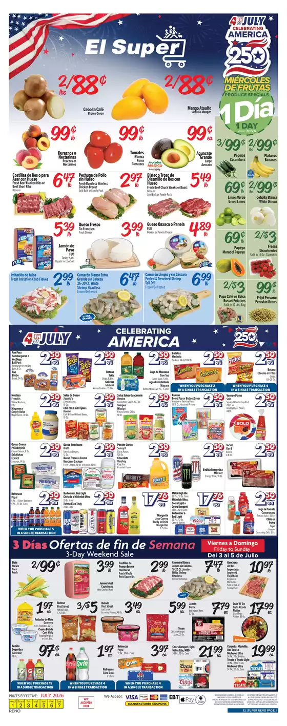 El Super catalogue | Exclusive deals for our customers | 2026-07-01T00:00:00.000Z - 2026-07-07T00:00:00.000Z